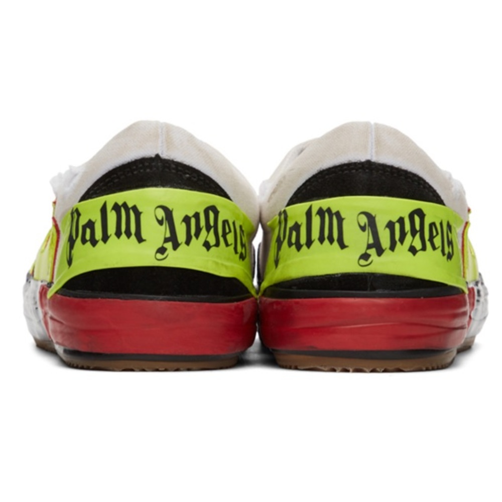 Palm Angels Multicolor Flames Low Top Sneakers 41 - Picture 4 of 14